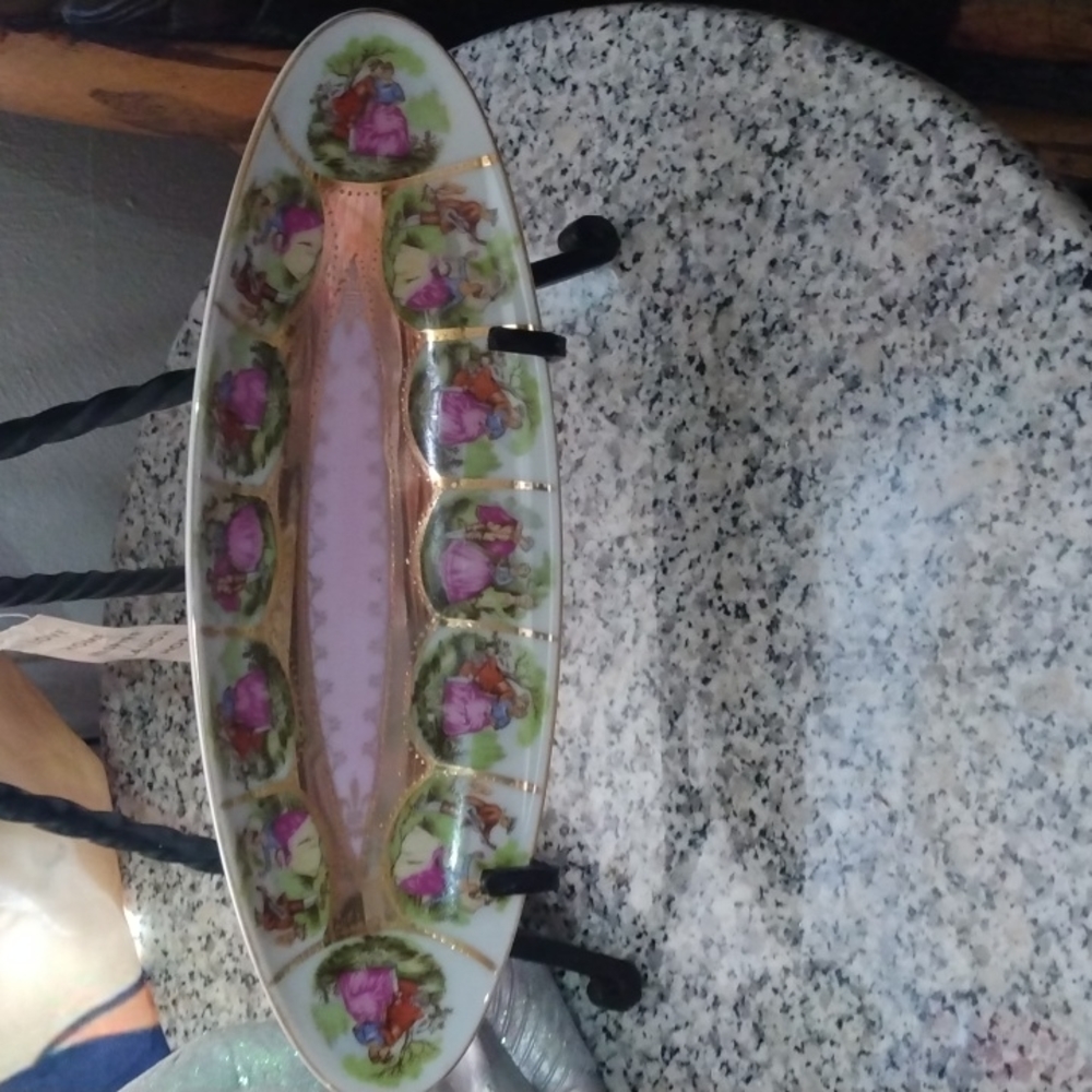 Royal Vienna porcelain dish